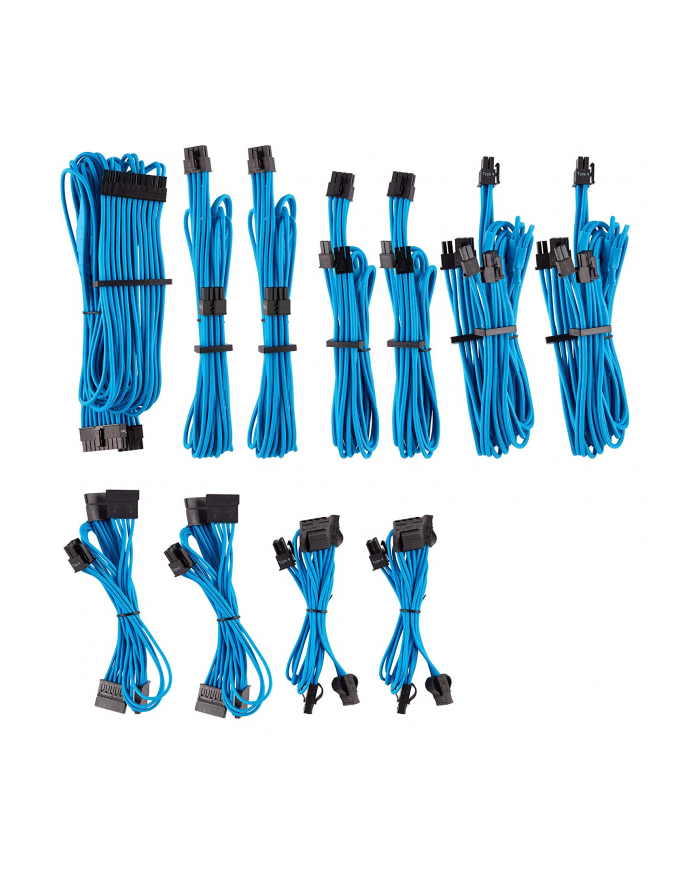 Corsair Power Supply Cable Premium Pro-Kit Type 4 Gen 4, 20-piece - blue główny