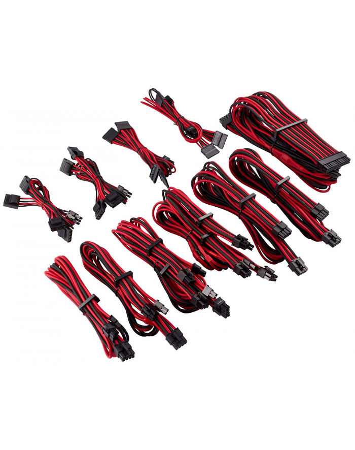 Corsair Power Supply Cable Premium Pro-Kit Type 4 Gen 4, 20-piece - red/black główny