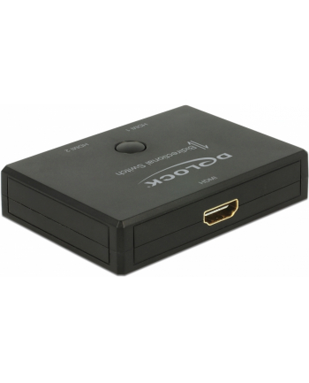 DeLOCK HDMI switcher 2-1 bidireional 4K 60 Hz, HDMI switch - black