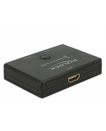 DeLOCK HDMI switcher 2-1 bidireional 4K 60 Hz, HDMI switch - black