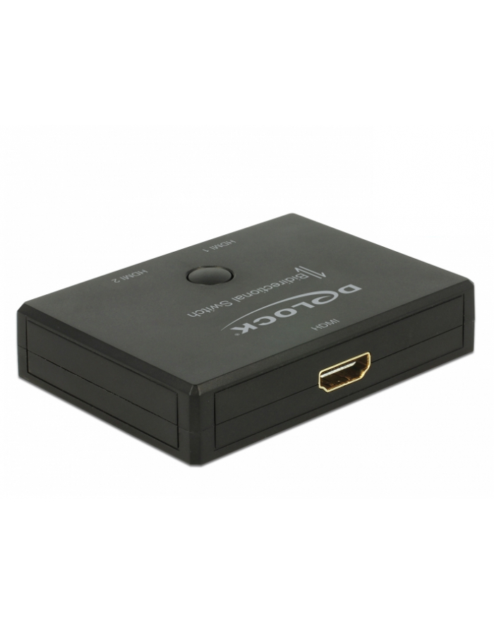 DeLOCK HDMI switcher 2-1 bidireional 4K 60 Hz, HDMI switch - black główny