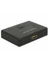 DeLOCK HDMI switcher 2-1 bidireional 4K 60 Hz, HDMI switch - black - nr 8