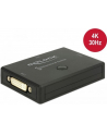 DeLOCK DVI 2 - 1 switch bidirectionally 4K 30 Hz, DVI switch - black - nr 17