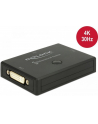 DeLOCK DVI 2 - 1 switch bidirectionally 4K 30 Hz, DVI switch - black - nr 1