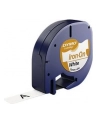 Dymo LT tape black/white 12mmx2m - nr 8