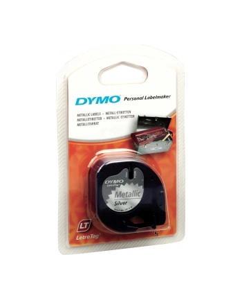 Dymo LT-Band black / silver 12mmx4m