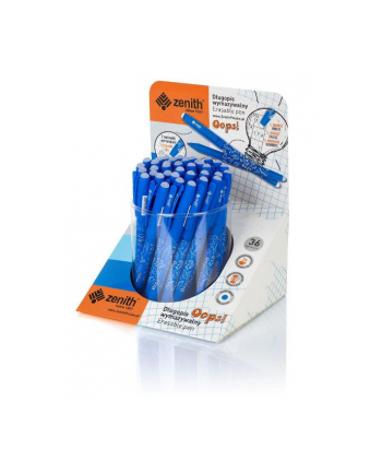 astra Długopis wymazywalny OOPS! - niebieski display 36 sztuk