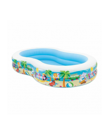 Basen z wzorem brzegu morza SWIM CENTER 262x1,6x46cm 56490NP INTEX