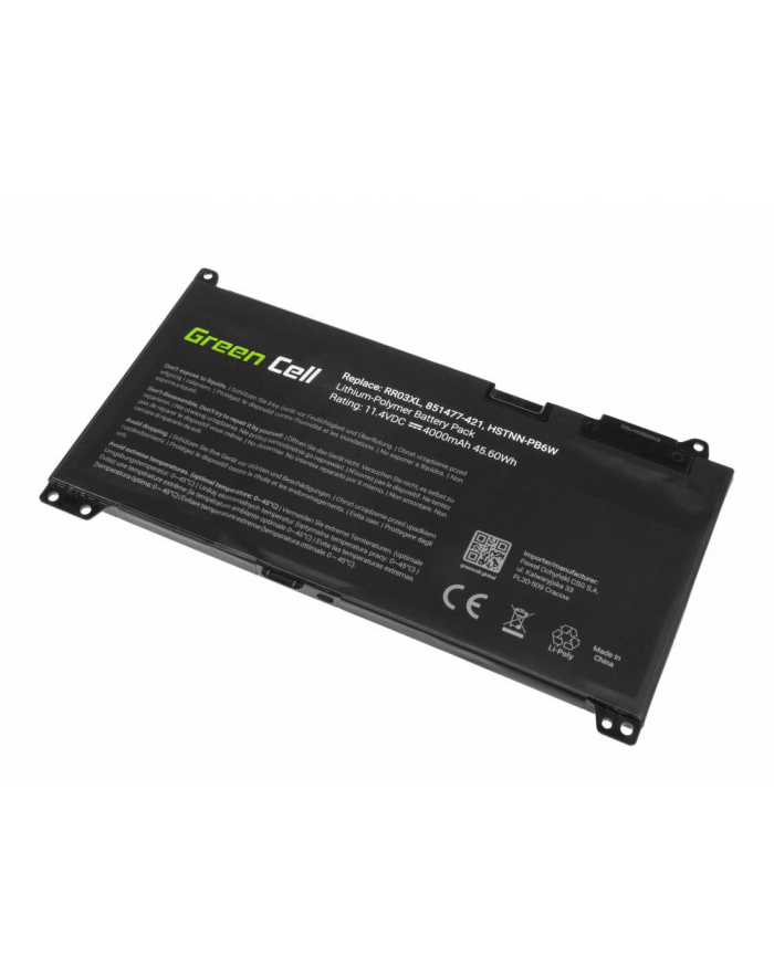 Green Cell Bateria do HP ProBook 430 440 450 455 470 G4 G5 / 11,4V 4000mAh główny