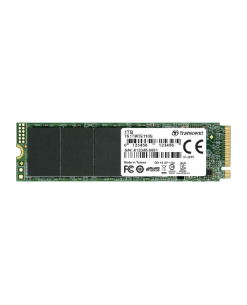 Transcend SSD 110S 1TB 3D NAND Flash PCIe Gen3 x4 M.2 2280, R/W 1700/1500 MB/s