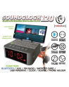 rebeltec Głośnik przenośny Bluetooth SoundClock 120, srebrny, z funkcją radiobudzika - nr 3