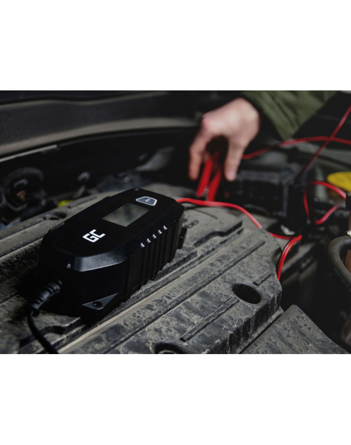 Automatyczna Ladowarka, Prostownik Green Cell do akumulatorow 6V / 12V (4A) główny