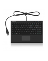 raidsonic IcyBox KeySonic mini klawiatura, smart touchpad, USB, Czarna - nr 12