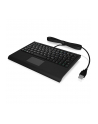 raidsonic IcyBox KeySonic mini klawiatura, smart touchpad, USB, Czarna - nr 13