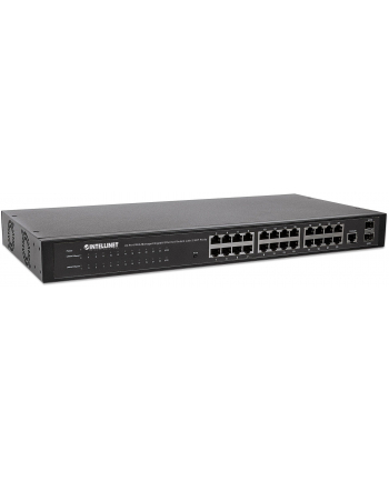 intellinet network solutions Intellinet Gigabit switch 24x 10/100/1000 Mbps 2x SFP rackmount 19'' zarządzalny