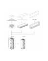 Linkbasic szafa stojąca rack 19'' 42U 600x800mm czarna (drzwi perforowane) - nr 5