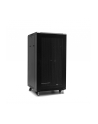 Netrack standing server cabinet 22U/600x600mm (perforated door) -black FULLY ASS - nr 1