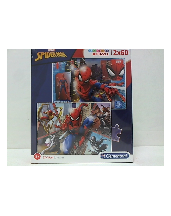 clementoni CLE puzzle 2x60 Spiderman 21608 główny