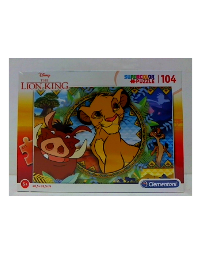 clementoni CLE puzzle 104 Lion King 27287 główny