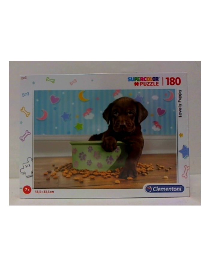 clementoni CLE puzzle 180 Lovely Puppy 29754 główny