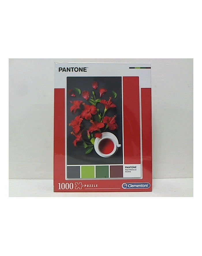clementoni CLE puzzle 1000 Pantone Red Hibiscus 39494 główny