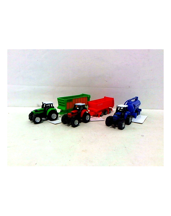 midex Traktor z przyczepą metal 6szt/box 0278B 0623A główny