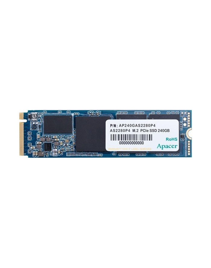 Apacer Dysk SSD AS2280P4 240GB M.2 PCIe Gen3 x4 NVMe, 1600/1000 MB/s główny