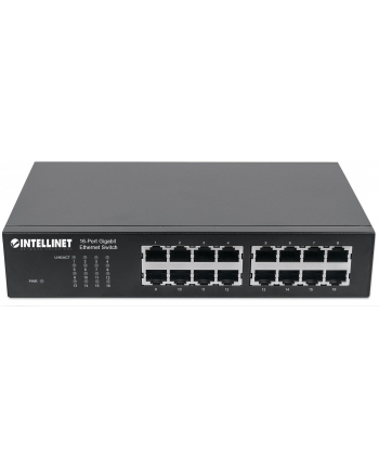 intellinet network solutions Intellinet Switch Gigabit 24x RJ45 + 2x SFP, VLAN, QoS, SNMP, Rack 19''