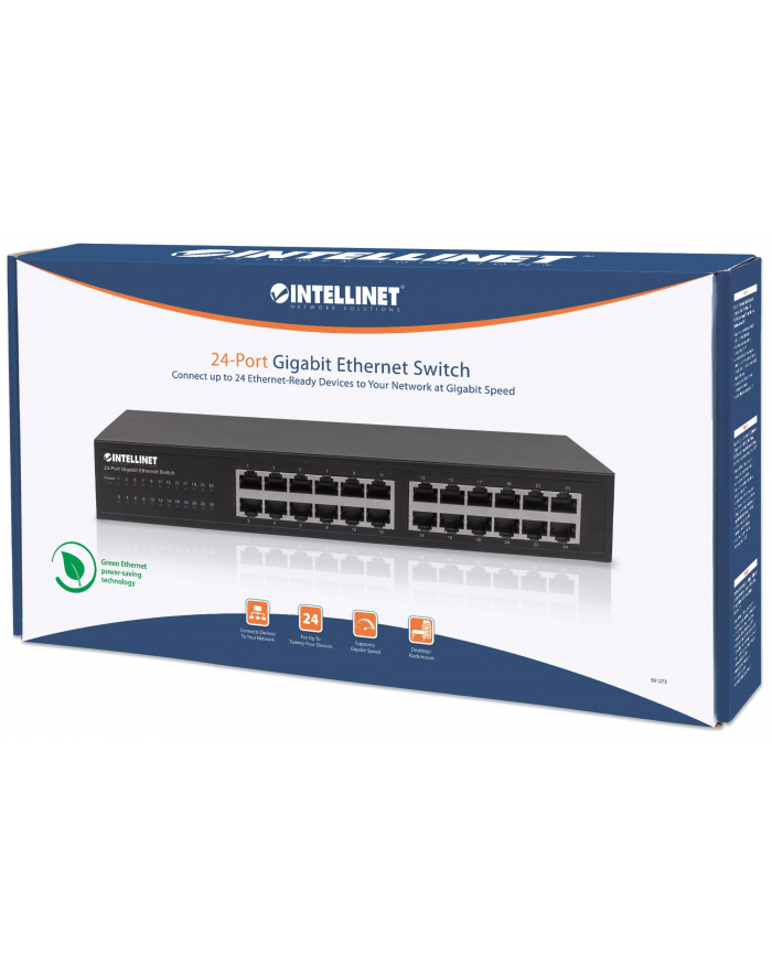 intellinet network solutions Intellinet Switch Gigabit 24x RJ45 auto uplink, desktop/rack 19'' główny