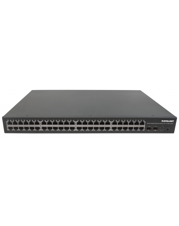 intellinet network solutions Intellinet Przełącznik Gigabit 48x RJ45+2 sloty uplink SFP/SFP+ 10GbE, Rack 19'' główny