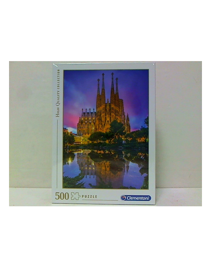 clementoni CLE puzzle 500 HQ Barcelona Sagrada Familia 35062 główny