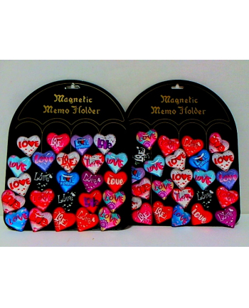 midex Magnes serce I love you 24szt na tablicy 0225G