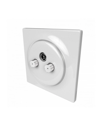 fibaro Podwójne gniazdo Walli N TV-SAT Outlet