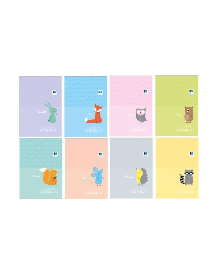 interdruk Notes A6 50# B&B z poddrukiem Kids Pastel główny